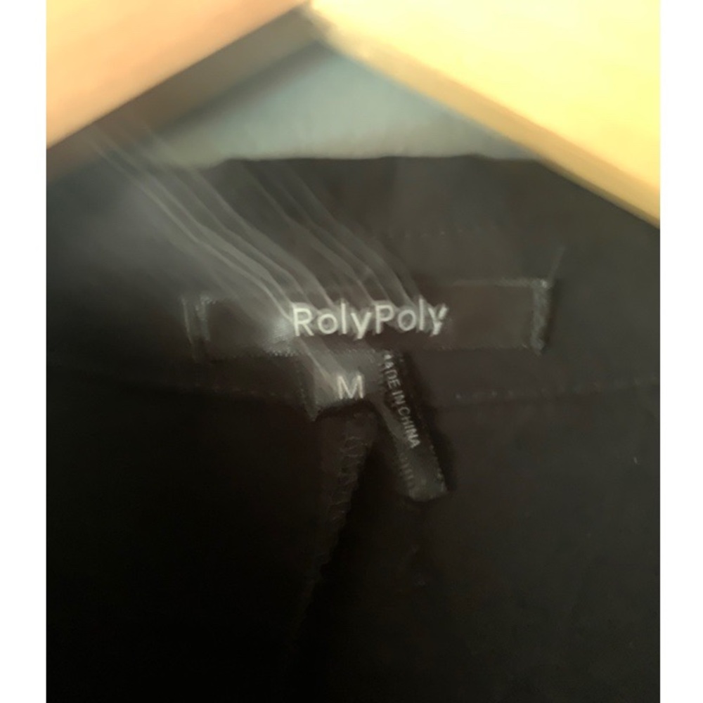 Roly Poly Black Button Up - Picture 3 of 4